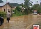 Polsek Koto XI Tarusan Respons Cepat Banjir di Nagari Duku, Akses Utama Sempat Terganggu