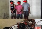 Tiga Spesialis Pencuri Kabel Tower Dibekuk Polsek BAB Tapan, Kerugian Capai Puluhan Juta Rupiah