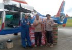 Percepat Penanganan Bencana, Helikopter Polri Antar Logistik dan Tim Medis ke Palembayan Agam