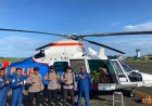 Polda Sumbar Kerahkan Helikopter Polri Salurkan Bantuan ke Agam, Percepat Penanganan Banjir