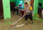 Polres Agam Percepat Pemulihan Pascabanjir, Bersihkan Material Lumpur di SMA 1 Tanjung Raya