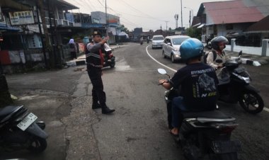 Polisi Gelar Patroli Pagi di Padang Panjang, Antisipasi Kemacetan dan Gangguan Kamtibmas